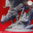 Ancient Red Dragon - Tabletop Miniature (Pre-Supported)