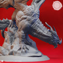 Ancient Red Dragon - Tabletop Miniature (Pre-Supported)