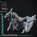 Dragon Puppet - Puppet Monster - PRESUPPORTED - 32mm scale