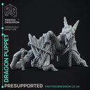 Dragon Puppet - Puppet Monster - PRESUPPORTED - 32mm scale