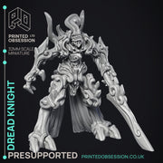 Dread Knight - Large Monster - PRESUPPORTED - Hell Hath No Fury - 32mm Scale - Only-Games