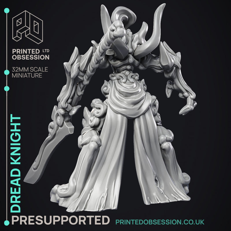 Dread Knight - Large Monster - PRESUPPORTED - Hell Hath No Fury - 32mm Scale - Only-Games