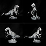 Rodica And Dreadclaw - Female Barbarian riding on therizinosaurus - STL only - Only-Games