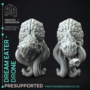 Dream Eater Queen & Drones - 3x models - Boss monster - Weird shores - PRESUPPORTED - 32mm scale