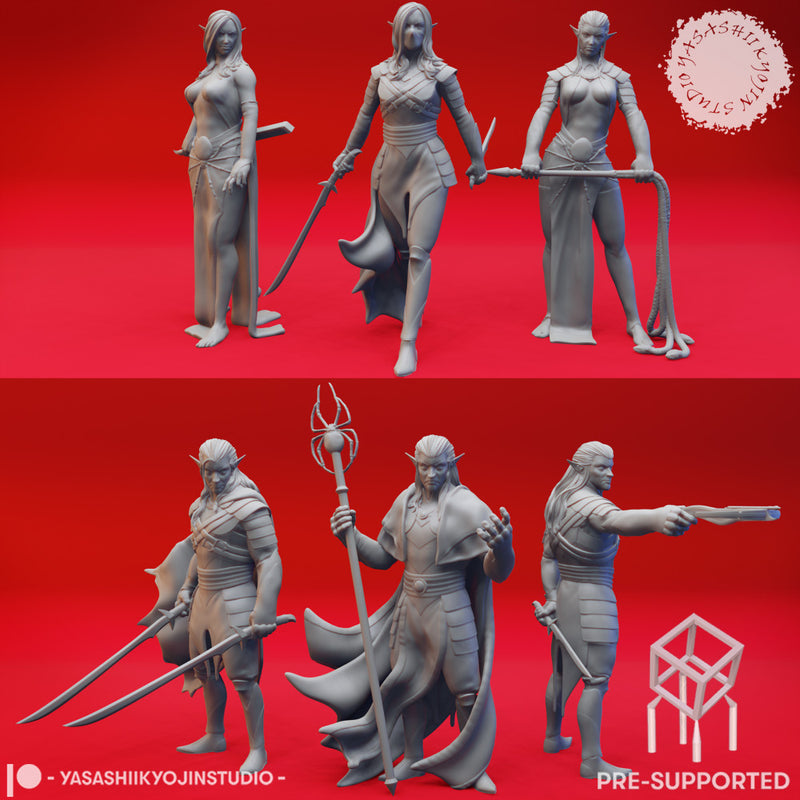 Eclipse of Drow - Tabletop Miniatures (Pre-Supported)