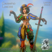 Dulce The Lancer - landsknecht style guard - STL only - Only-Games