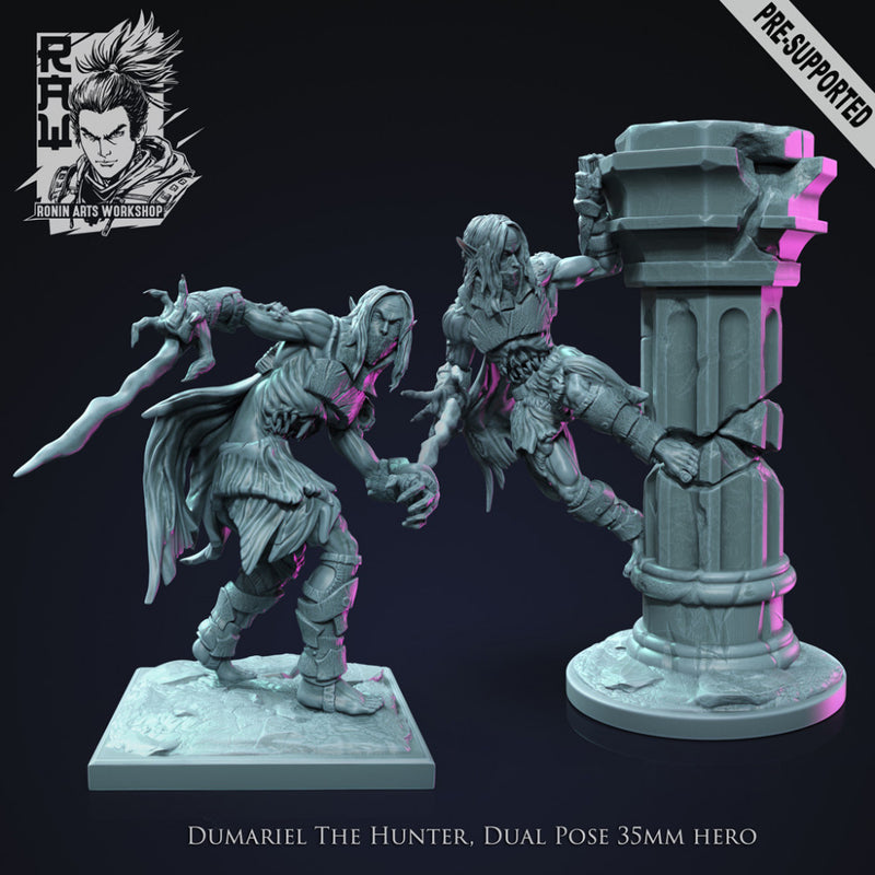 Dumariel - Action and Idle pose hero - STL only - Only-Games