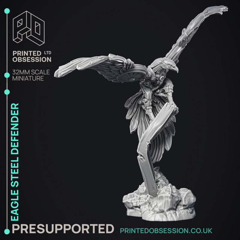 Eagle Steel Defender - Artificer Summon - PRESUPPORTED - 32mm Scale