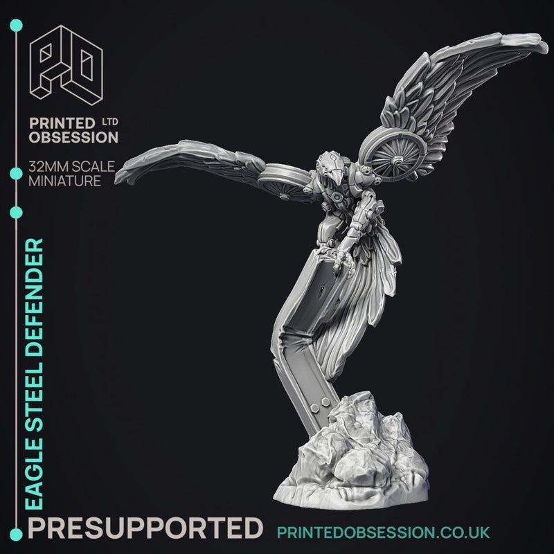 Eagle Steel Defender - Artificer Summon - PRESUPPORTED - 32mm Scale