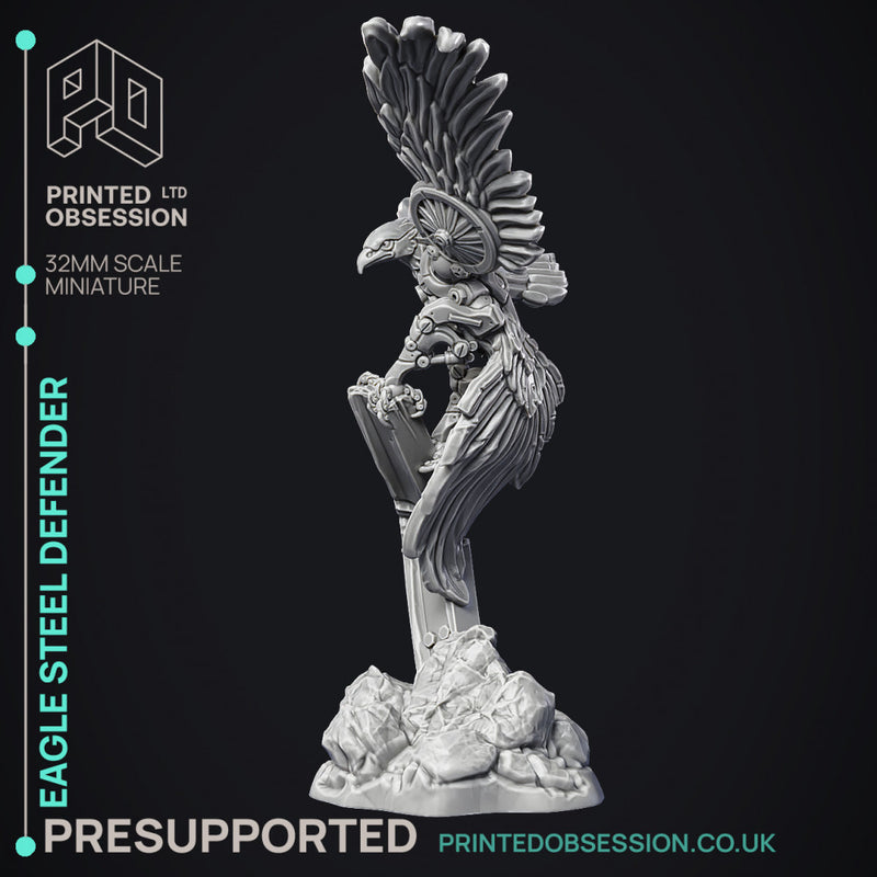 Eagle Steel Defender - Artificer Summon - PRESUPPORTED - 32mm Scale