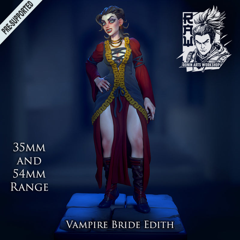 Vampire Bride Edith - STL only - Only-Games