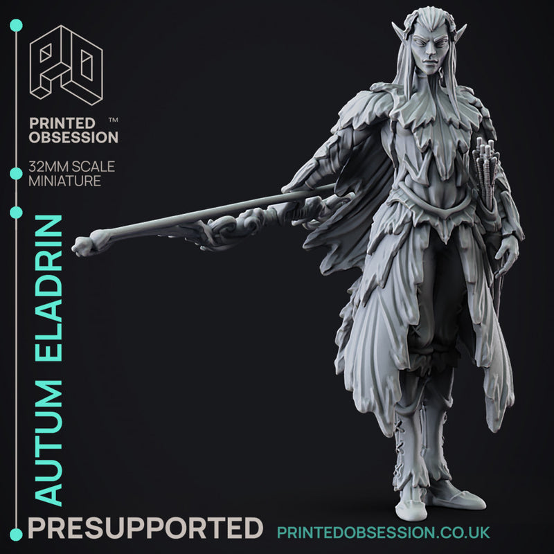 Autum Eladrin - High Fay - PRESUPPORTED - 32mm Scale