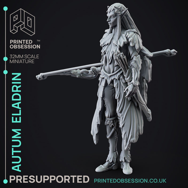 Autum Eladrin - High Fay - PRESUPPORTED - 32mm Scale