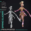 Spring Eladrin - High Fay - PRESUPPORTED - 32mm scale