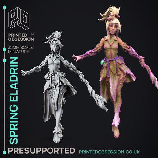 Spring Eladrin - High Fay - PRESUPPORTED - 32mm scale - Only-Games