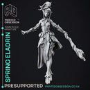 Spring Eladrin - High Fay - PRESUPPORTED - 32mm scale