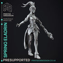 Spring Eladrin - High Fay - PRESUPPORTED - 32mm scale