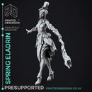 Spring Eladrin - High Fay - PRESUPPORTED - 32mm scale