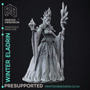 Winter Eladrin - High Fay - PRESUPPORTED - 32mm scale