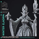 Winter Eladrin - High Fay - PRESUPPORTED - 32mm scale