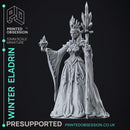 Winter Eladrin - High Fay - PRESUPPORTED - 32mm scale