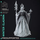 Winter Eladrin - High Fay - PRESUPPORTED - 32mm scale