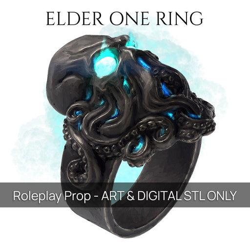 Elder One Ring - D&D Handout - Ring - PRESUPPORTED - Only-Games