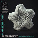 Elder Sign Stones - Call of Cthulhu - handout -  PRESUPPORTED - Illustrated and Stats - 32mm scale