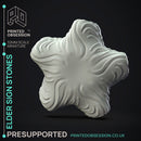 Elder Sign Stones - Call of Cthulhu - handout -  PRESUPPORTED - Illustrated and Stats - 32mm scale