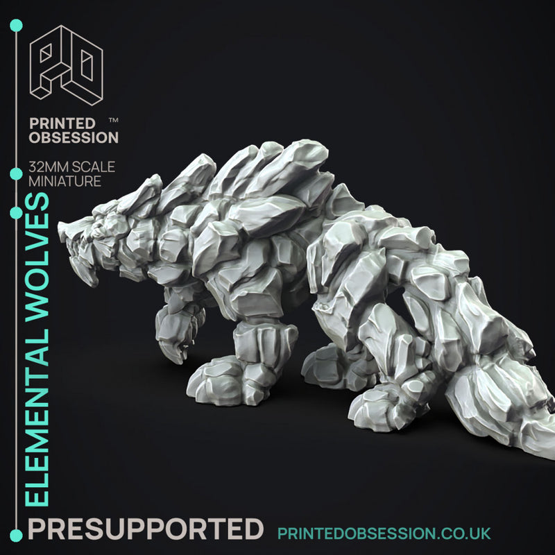 FREE Elemental Wolves - Pack 2 - 32 mm scale