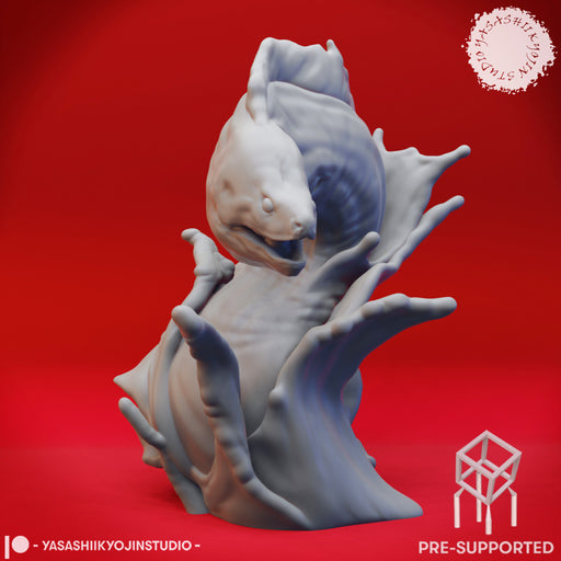 Water Elemental - Tabletop Miniature (Pre-Supported) - Only-Games