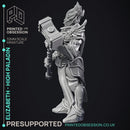 Elizabeth - High Paladin - 2 models - PRESUPPORTED - Heaven Hath No Fury - 32mm Scale
