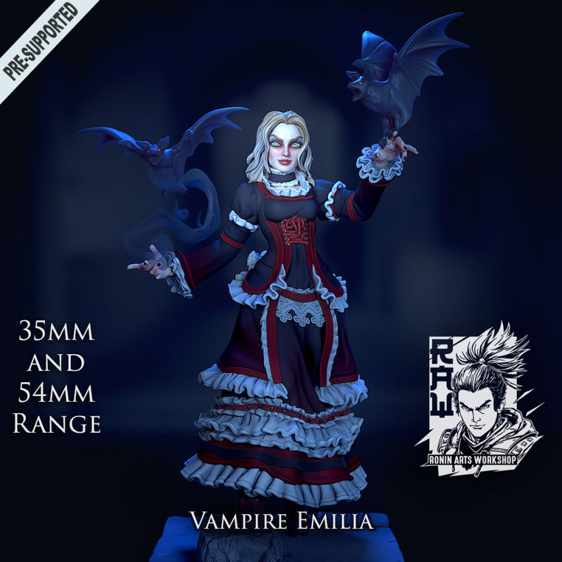 Vampire Emilia - STL only - Only-Games