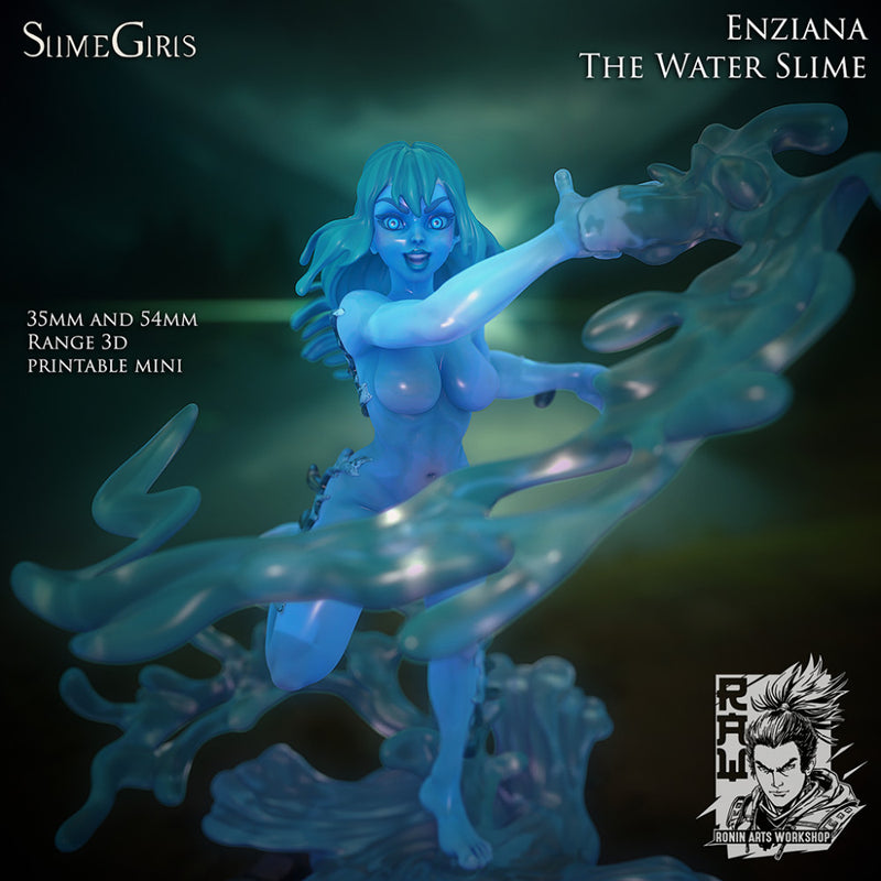 Enziana - Water Slime Girl - 54mm - Only-Games
