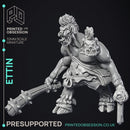 Ettin - Giant Creature - PRESUPPORTED - 32mm scale