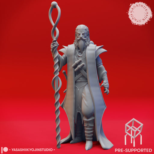 Evil Mage - Tabletop Miniature (Pre-Supported) - Only-Games
