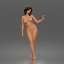 naked Woman strikes relaxed pose - Only-Games