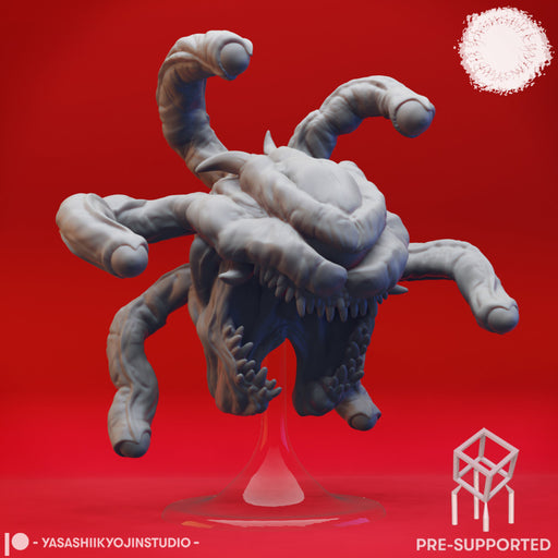 Screaming Beholder - Book of Beasts - Tabletop Miniature (Pre-Supported) - Only-Games