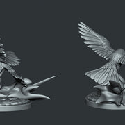 Falcon on the Hunt - 35mm mini diorama - STL only - Only-Games