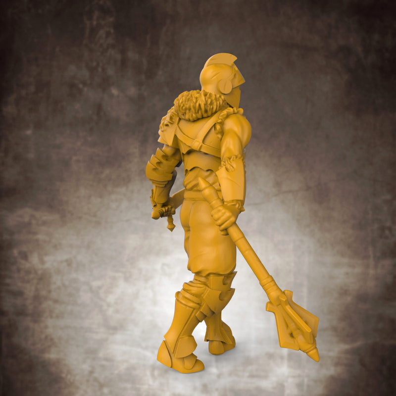 RPG Fighter - Multipart with build options (32mm scale)
