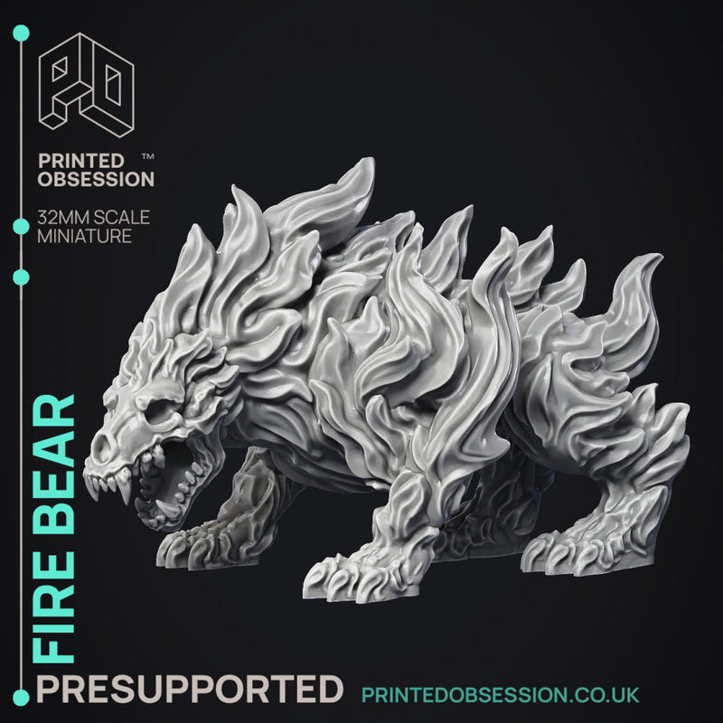 Elemental Creatures - 6 Model pack - PRESUPPORTED - 32mm Scale