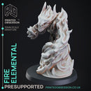 Fire Elemental - DND Miniature - PRESUPPORTED - 32mm Scale