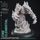 Fire Elemental - DND Miniature - PRESUPPORTED - 32mm Scale