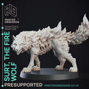 Fire Wolf - Monstrous Creature - DnD - 32mm scale
