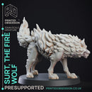 Fire Wolf - Monstrous Creature - DnD - 32mm scale