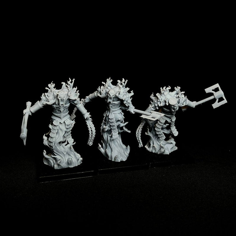 Evil Dwarf Fire Elemental Demons 28mm