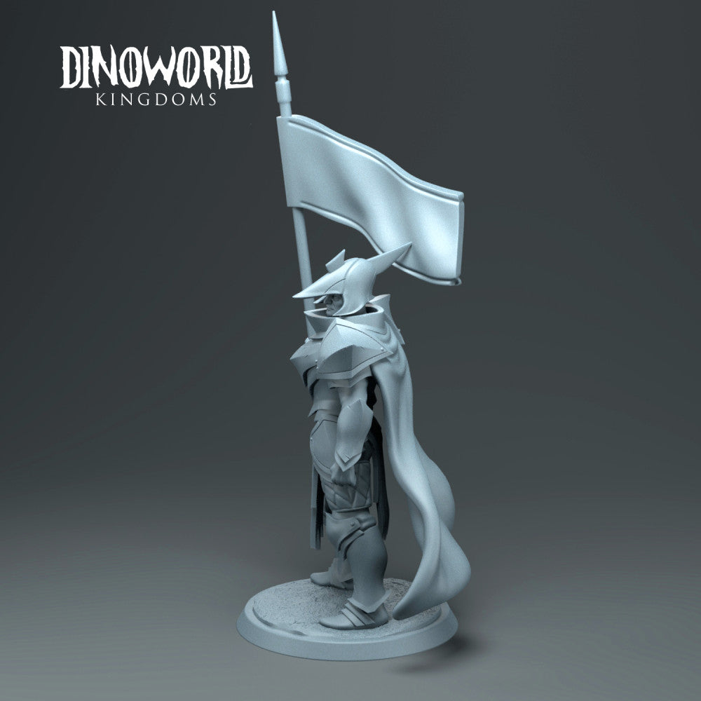 Human Lancer flag - Dino World - Miniatures by Only-Games.co