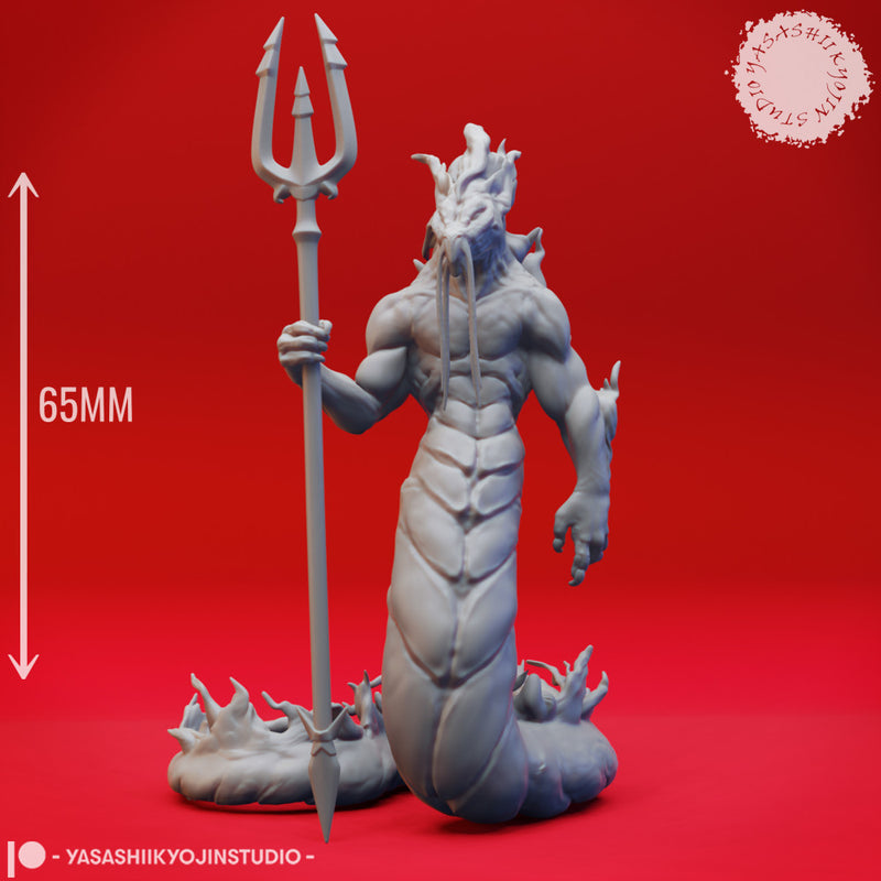 Flame Salamander Mob - Tabletop Miniatures (Pre-Supported)