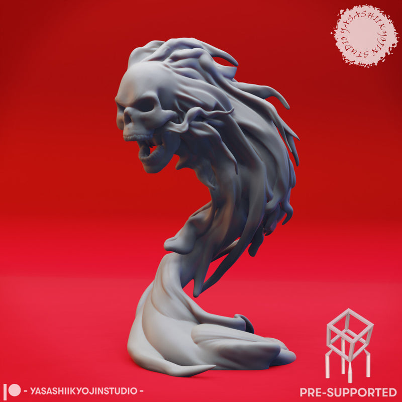Rearing Flameskull - Tabletop Miniature (Pre-Supported)
