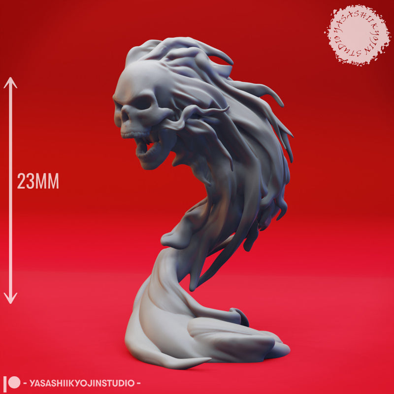 Rearing Flameskull - Tabletop Miniature (Pre-Supported)